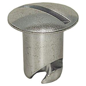 Slotted Oval Head Quarter Turn Dzus Fastener, 7/16" x .500" inch Grip, Steel, 10 Pack