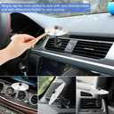 Car Cymbal Air Vent with Wooden Drum Stick Keyring, Mini Drum Crash Cymbal for Car Vent, Suitable for All Types of Vehicles, Funny Musical Cars Accessory for Drummer Music, Silver