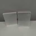 Handepo 20 Pcs Acrylic Picture Frame Bulk Clear Acrylic Photo Frame Magnetic Desktop Display Double Sided 20 mm Thickness Freestanding for Bedroom Living Room Home Office(5 x 7)