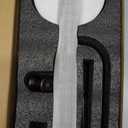 BESy 17 Inch Oil Rubbed Bronze Stand Towel Bar Hanger Hand Towel Bar Bathroom Vanity Countertop Towel Holder Free Standing Stainless Steel Towel Ring Hardware Accessories Towel Rack