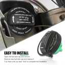 2 x 1 PC Car Fuel Tank Cap, Fuel Filler Cap Replacement Parts 5Q0201550L, Compatible with Audi A4 A5 A8 S4 S5 S8 Q5 RS5 SQ5 Quattro Allroad (Black)