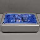 Shoe Covers Dispenser with 200pcs Shoe Cover Disposable Non Slip, User-Friendly and Reliable Shoe Cover Machine, Fits Size Up to 11 US Men, Widely Applicable in Indoor(Silver)