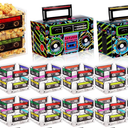 10 Pcs Retro Cassette Tape Candy Boxes for Party Decorations Music Theme Centerpieces Cookie Storage Buckets for Birthdays and Events