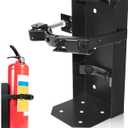 Heavy Duty Fire Extinguisher Vehicle Bracket & Mounts Fit 10lb Dry/5lb Co2 Extinguisher, for School, Garage, Vehicle, Boat, Truck