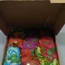 Hotop 200 Pcs Artificial Hibiscus Flowers for Luau Party Decoration, 6 Colors Tropical Artificial Flowers Hawaiian Flowers Decorations for DIY Crafts, Party Tables Centerpieces