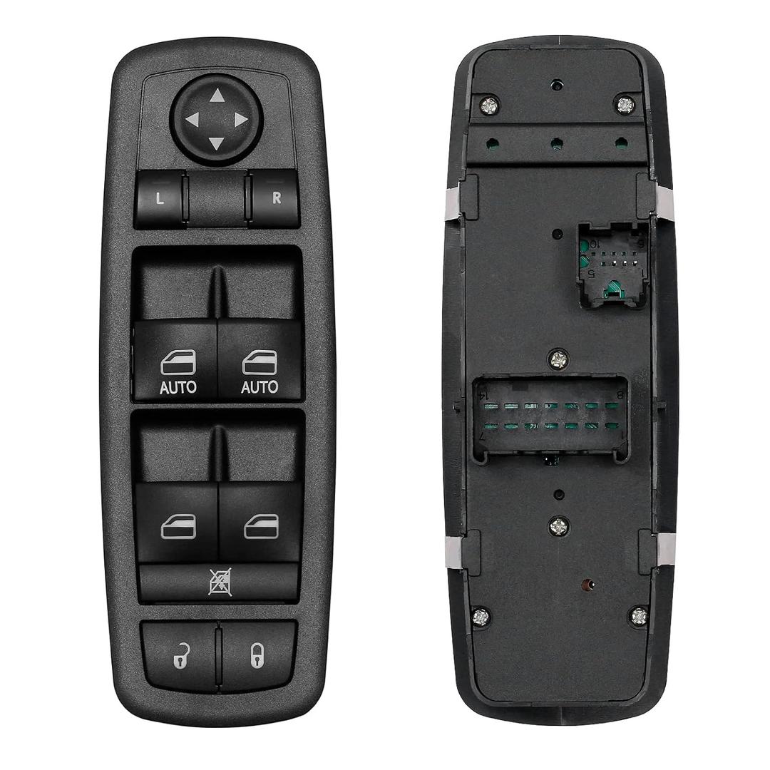 Master Power Window Switch | 3 PINS + 0 PINS Check Required | Replacement for 2012  2017 Dodge Grand Caravan, Chrysler Town & Country | Replaces# 68110871AA, 04602535AI