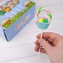 Easter Lollipops, Individually Wrapped Fruit Flavored Suckers, Gift Basket Stuffers (12 Count) (EXP 07/03/26)