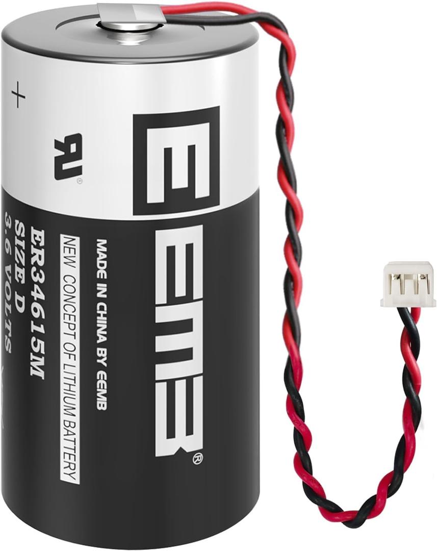 EEMB 3.6V Lithium D Batteries ER34615M-T1 D Size Li-SOCL Battery Compatible with DSC WT4911 WT4911B WT8911 ALEXOR Wireless Outdoor Siren WT4911BATT ADT