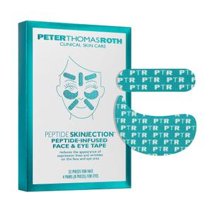 Peter Thomas Roth | Peptide Skinjection Peptide-Infused Face & Eye Tape | Face Tape For Wrinkles and Aging Skin | Peptide Face Tape