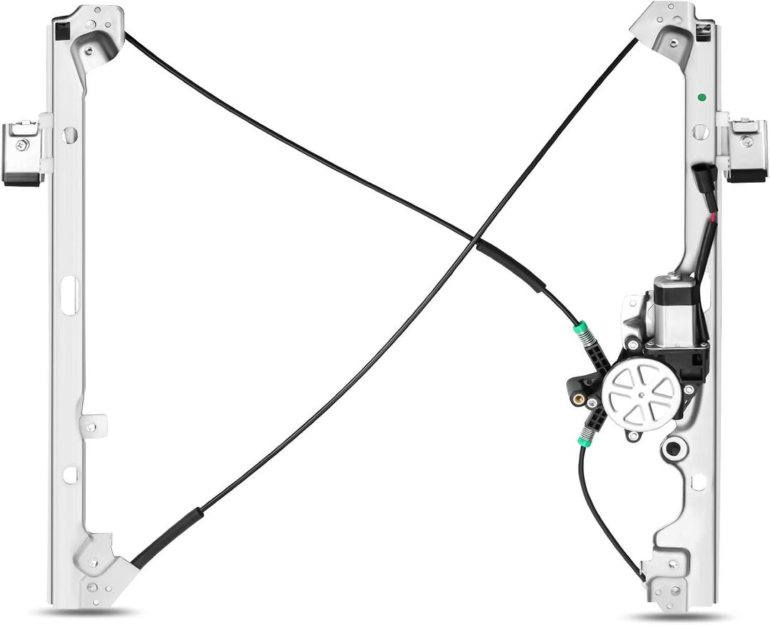 Front Right Passenger Side Power Window Regulator w/Motor for Chevy Silverado Suburban Avalanche Tahoe GMC Sierra Yukon XL Escalade 1999 2000 2001 2002 2003 2004 2005 2006 2007, 741-645 741645