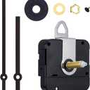 31 mm Quartz Clock Long Movement DIY Clock Repair Kit (Black)
