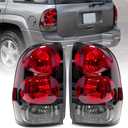 Tail Light Compatible With Chevrolet Trailblazer 2002 2003 2004 2005 2006 2007 2008 2009 without Bulb Rear Brake Taillights (Left and Right)
