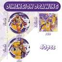 40Pcs Los Angeles Party Supplies include 20 plates, 20 napkins for The Laker party decoration