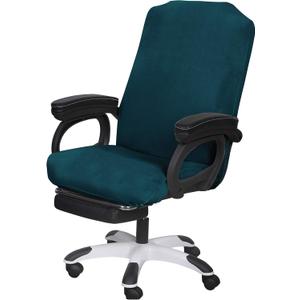 SARAFLORA Office Chair Covers- Medium, Sapphire- Removable Computer Chair Cover for Office Chair with Zipper for Universal Rotating Chair Desk Chair Cover Chair Seat Washable Protector for Pets