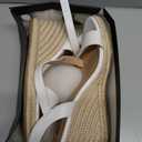 IDIFU IN4 Espadrille Wedge Sandals for Women Open Toe Ankle Strap Platform Wedges Heels Causal Summer Wedge Shoes Comfortable Espadrilles Wedges (White, 11)