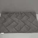 hicorfe Front Door Mat Outside Entrance,32"x40" Absorbent Muddy Dirt Resist Welcome Door Mats Outdoor Indoor,Stain and Fade Resistant,Non Slip Backing Entry Mat Doormat for Entryway(Grey)