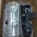 ISHARINGAUTOPARTS Headlights Assembly Compatible with 1998 1999 2000 2001 2002 2003 2004 Chevy Blazer,1998-2004 Chevy S10 Pickup Headlamp Chrome Housing Clear Reflector