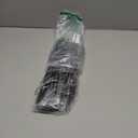 Auledio Adjustable Over The Door Triple Towel Rack with Hooks, Black