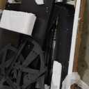 Nicetree Freestanding Arched Rattan Accent Ultra Slim Shoe Cabinet for Entryway - 4 Flip Drawers & 3-Tier Adjustable Shelves, Farmhouse Modern Rustic Shoe Rack for Hallway Foyer Living Room,Black