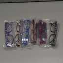 Gaoye 0.75 Reading Glasses for Women, 6 pack Fashion Readers for Women Men Spring Hinge Eye Glasses, Blue Light Reading Glasses (*C1 Mix Color)