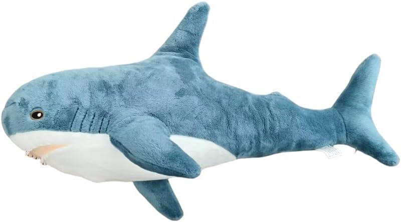 40 inch Shark Stuffed Animal Toy,Stuffed Animal Sharks,Plush Shark Toys,Soft Cushion Pillow Plush Pillow,Room Decoration for Boys and Girls Plushies for Kids