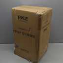 Pyle Portable Bluetooth PA Speaker System-800W 12 Indoor/Outdoor Bluetooth Speaker Portable PA System-Party Lights, USB SD Card Reader,FM Radio, Rolling Wheels-Wireless microphone,Remote- PPHP121WMB