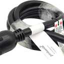 .
Parkworld L15-30P Generator 4-Prong 30 Amp 250-Volt Twist Lock NEMA L15-30 Plug Power Cord, UL Listed (10FT)