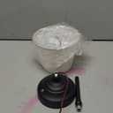 Cordless Table Lamp, Rechargeable Desk Lamp with Fabric Shade, Battery Operated Lamp 3 Color Stepless Dimming, Portable Small Touch Bedside Lamp Home Decor for Dining, Counter (Matte Black) (1 Pack)