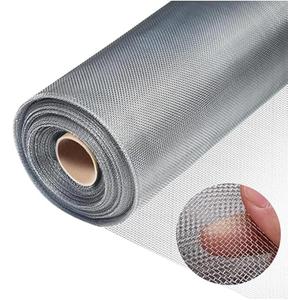 304 Stainless Steel Mesh Screen Roll 39.4 inch x 98.4 ft Window Screen Replacement Wire Mesh for Air Vent Window Door Patio Porch Mesh Barrier for Block Flying Insects