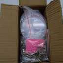 Happizza 25pcs Acrylic Clear Button Pins, 2.76 Inch DIY Button Badges, Custom Blank Photo Pin Buttons Badges for Personalized Crafts