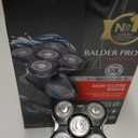 Remington XR7000 Balder Pro Rotary Shaver Rechargeable Waterproof Electric Razor for Men Cordless Lithium Power 5 Dual Track Flexing Heads and Pop-Up Trimmer Black