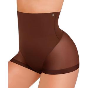 SHAPELLX Shapewear for Women Panties Tummy Control High Waisted Underwear Body Shaper Compression Briefs Large