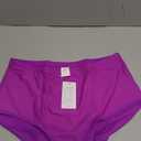 Micosuza Women's Swim Bottom High Waist Retro Basic Full Coverage Bikini Tankini Swimsuit Briefs (16, Purple)