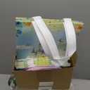 Locmeo 24 Pcs Party Favor Bags with Handles Reusable Non Woven Candy Goodie Bags Treat Gift Bag for Girl Boy Birthday Baby Shower, 8 x 4 x 10 Inch