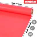 Koogel Red Wrapping Paper Roll, 15" x 450" (38') Gift Wrapping Paper for Packing Gift Wrap Parcel Wall Art Crafts Floor Covering