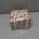 2 x 100 Pcs Fall Football Disposable Paper Luncheon Napkin 6.5 Inch