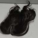 HAIRCUBE Long Dark Brown Wig with Bangs Layered Curly Wigs for Women Natural Synthetic Wigs for Daily Use (pelucas de cabello natural), Dark Brown