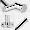 NearMoon Bathroom Toilet Paper Holder, Premium SUS304 Stainless Steel Rustproof Wall Mounted Toilet Roll Holder for Bathroom, Kitchen (1 Pack, Chrome Finish)