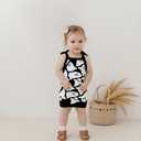 Yccutest Infant Girl Halloween Knitted Dresses Baby Girl Ghost Outfit Halloween Knit Sweater Toddler Sleeveless Mini Dress