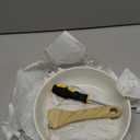 SENSARTE Nonstick Ceramic Frying Pan Skillet, 9.5 Inch Omelet Pan, Healthy Non Toxic Chef Pan, Induction Compatible Egg Pan with Heat Resistant Handle, PFAS-Free (White)