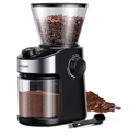 SHARDOR Burr Coffee Grinder Electric with 32 Grinding Sizes 3.0, Coffee Grinders for Home Use with 40 Seconds Adjustable Electronic Timer, Coffee Bean Grinder with Chamber Cleaning Button