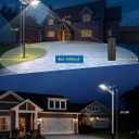 Ofuray OL-18000W Solar Street Lights Outdoor,Parking Commercial Lot Light | 60000mAh IP67 Waterproof Solar Security Flood Light, 6500K Dusk to Dawn, Remote Control for Streets, Yards, Barns, 4XL
