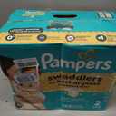 Pampers Swaddlers Diapers, Size 2 (10-22 lbs), 148 Count, Absorbent, Keeps Baby Dry and Comfortable, Skin Safe Disposable Baby Diaper