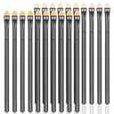 20Pcs Long Handle Eye Shadow Applicator Sticks, Double Sided Eyeshadow Sponge Applicator Eye Shadow Applicators Sponge Tip Reusable Long Handle Washable Foam Eyeshadow Applicators