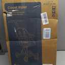 Dream On Me Coast Rider Travel Stroller, Lightweight & Compact Baby Stroller, Theme Park Approved, Book-Folding Design, Adjustable Handle, Soft-Ride Wheels, Converts to Rider & Scooter - Black