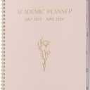 Aesthetic 2025-2026 Academic Planner - A Beautiful 8.5" x 11" Daily Planner for Women or Men with Weekly & Monthly Spreads For The 25-26 School Year - Runs From July 2025 - June 2026 (Light Pink)