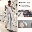 ZCDAYE Wallet Case for Samsung Galaxy Z Flip 4 5G, Leather Case with Card Holder and Long Lanyard - Pink