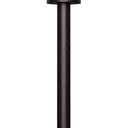 Toltec Lighting Luna 1 Light Table Lamp in Dark Granite (53-DG-615)