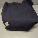 Carhartt Men's J140 Loose Fit Firm Duck Insulated Flannel-Lined Active Jac (Large, Dark Navy)