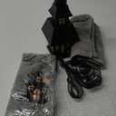 Teenyyou 4 Pcs Halloween Soap Dispenser Bathroom Decoration Glowing Castle Soap Dispenser Lotion Pump Halloween Hand Towels with Gift Box Set for Home Bath Kitchen Accessories